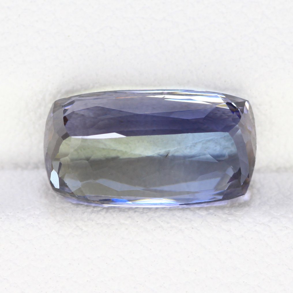 1 pcs Violet Tanzaniet - 4.06 ct - nternational Colored Gemstone Association (ICA GemLab) - Geen verwarmd - Geen behandeld #2.1