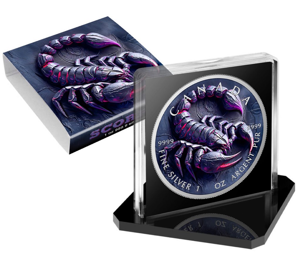 Canada. 5 Dollars 2025 Zodiac Scorpio , 1 Oz (.999) #2.1