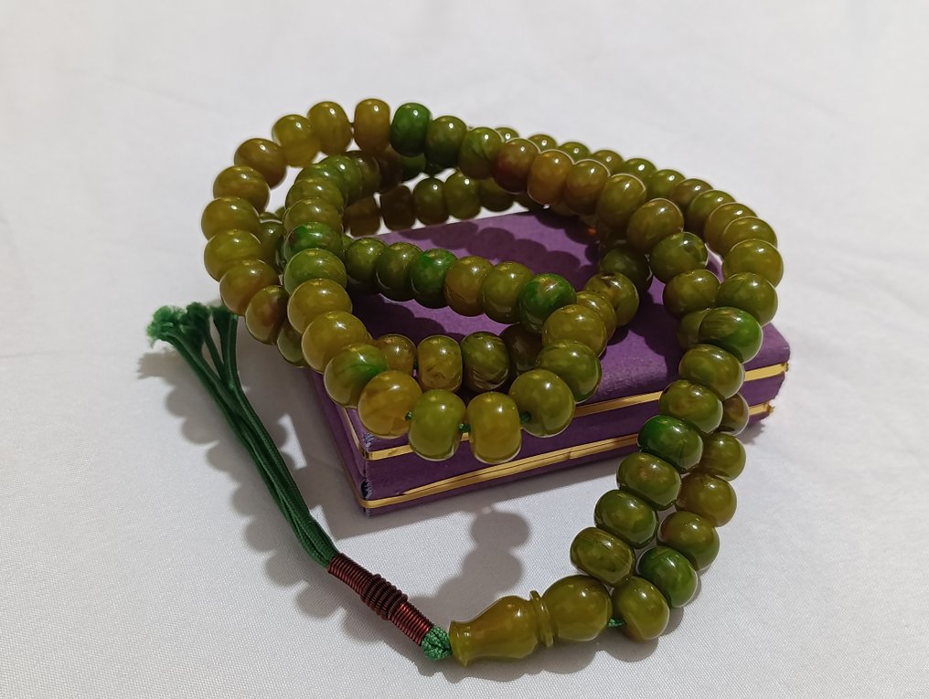  天主教念珠 - 琥珀 - 1970-1980 - 稀有的祈祷念珠  #1.0