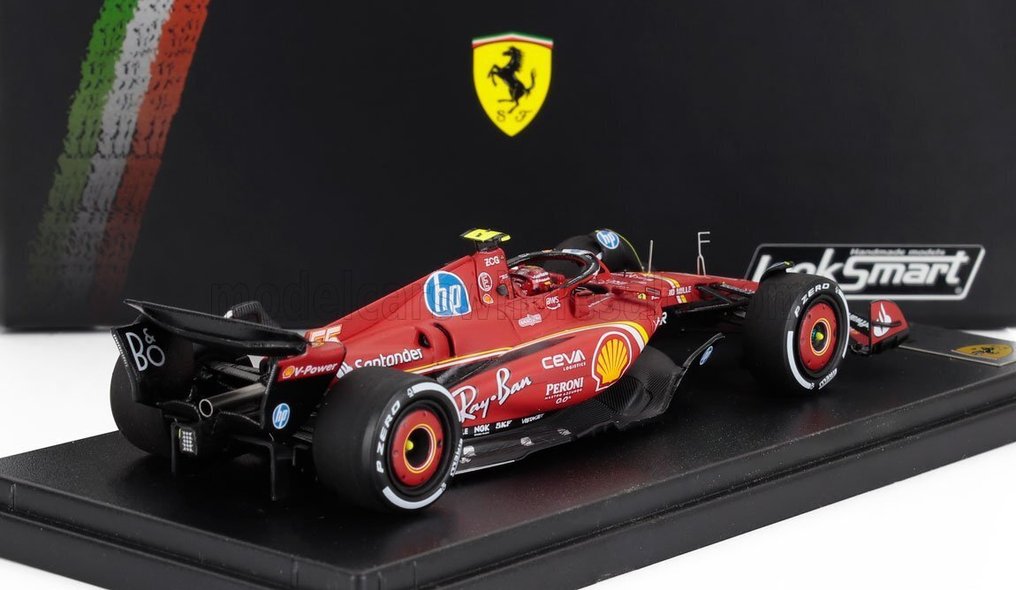 Look Smart 1:43 - Model car - F1 SF-24 TEAM SCUDERIA FERRARI N 55 2nd ABU DHABI GP 2024 CARLOS SAINZ - Last Ferrari Race #2.1