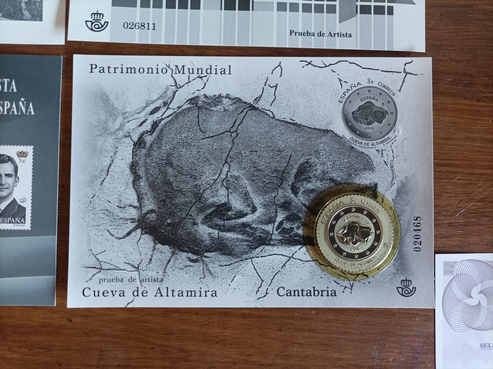 西班牙 2015/2025 - 10年西班牙邮票测试品批次2015-2024 - Edifil #3.2