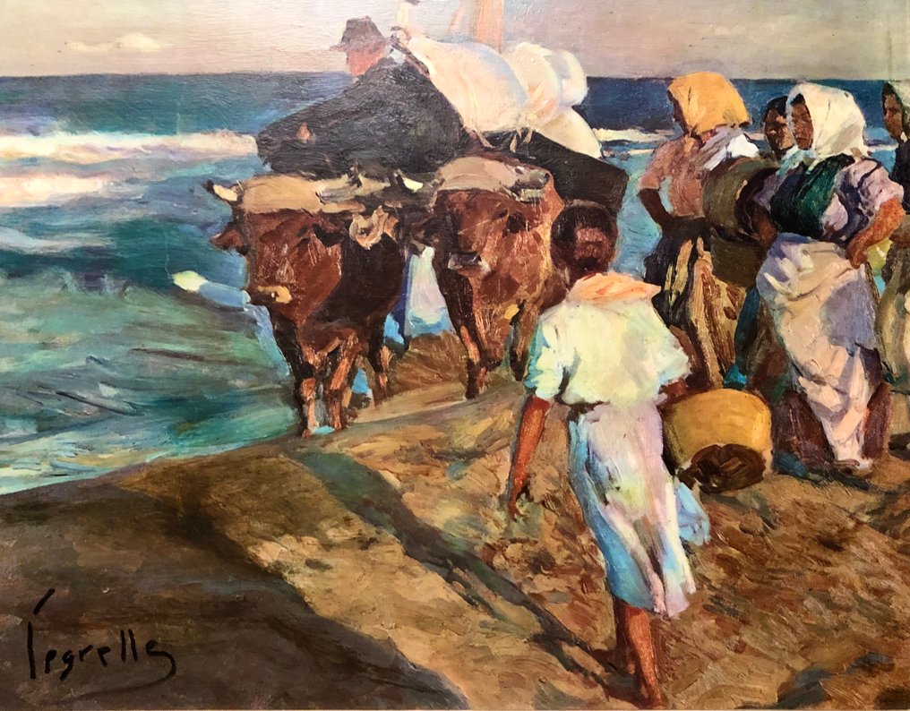 Eustaquio Segrelles (1936–2025), Follower of - Malvarrosa Beach (Valencia, Spain) #1.0
