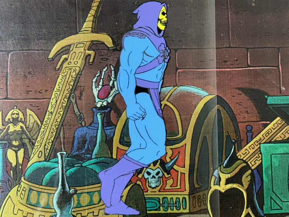 Filmation - Original animation cel of Skeletor, with printed background - He-Man and the Masters of the Universe (1983) #1.0