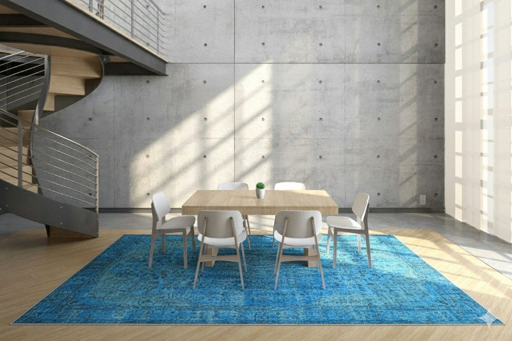 Μπλε vintage - Χαλί - 255 cm - 165 cm - με πιστοποιητικό #3.2