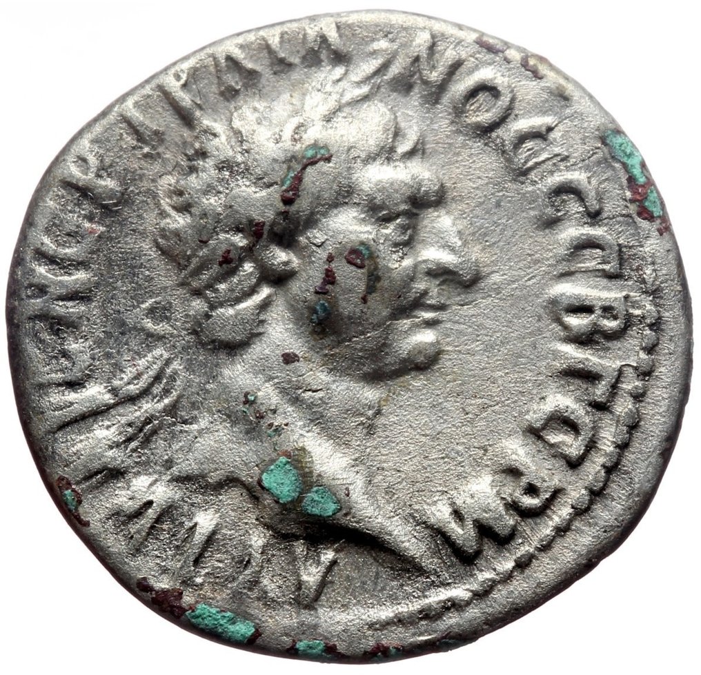 罗马帝国（省）. 特拉扬 （公元 98-117）. Drachm Cappadocia, Caesarea  (没有保留价) #1.0