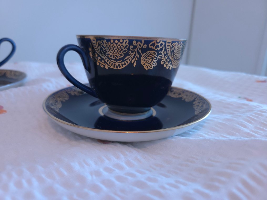 Lomonosov Imperial Porcelain Factory - Dinner set for 6 (8) - Earthenware - Lomonosov LFZ 8x Cups #4.3