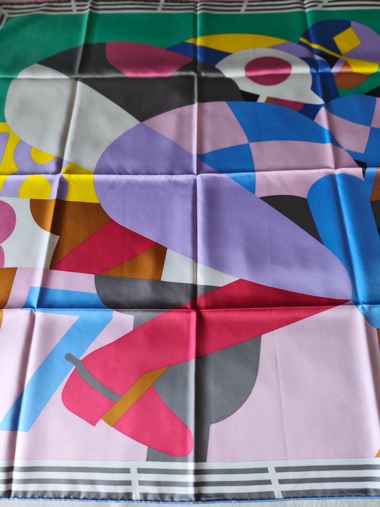 Hermès - Modèle 18-3-7 by Geoff McFetridge, neuf - Fular #1.0