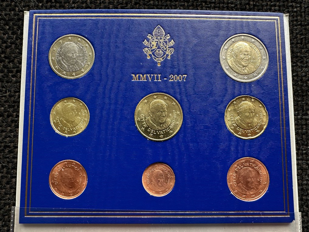 Vaticano. Year Set (BU) 2007/2008 (2 sets)  (Sin precio de reserva) #1.0