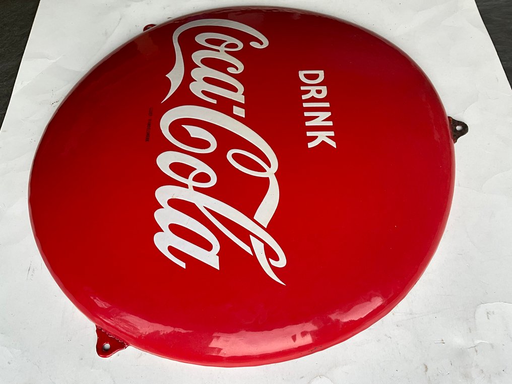 Langcat Bussum - Coca-Cola - Reklameplakat - Emalje #3.2