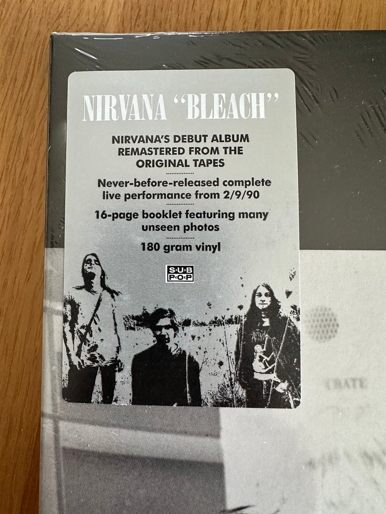 Nirvana - Bleach - Deluxe Limited Edition 20th Anniversary - 2xLP Album (double album) - 180 gram, Reissue - 2009 #1.0