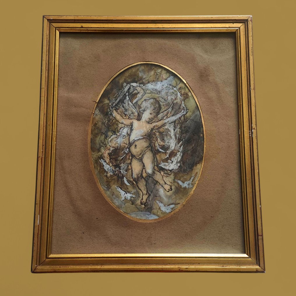 Alfred Gobert (1822–1894), Attributed to - Allégorie de l’innocence #1.0