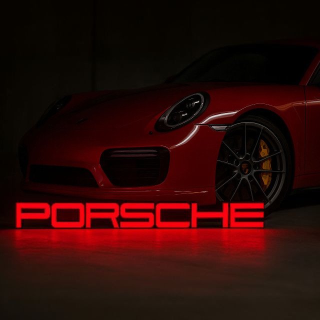 XL Led Porsche - Porsche - 75cm LED - 2025 #1.0
