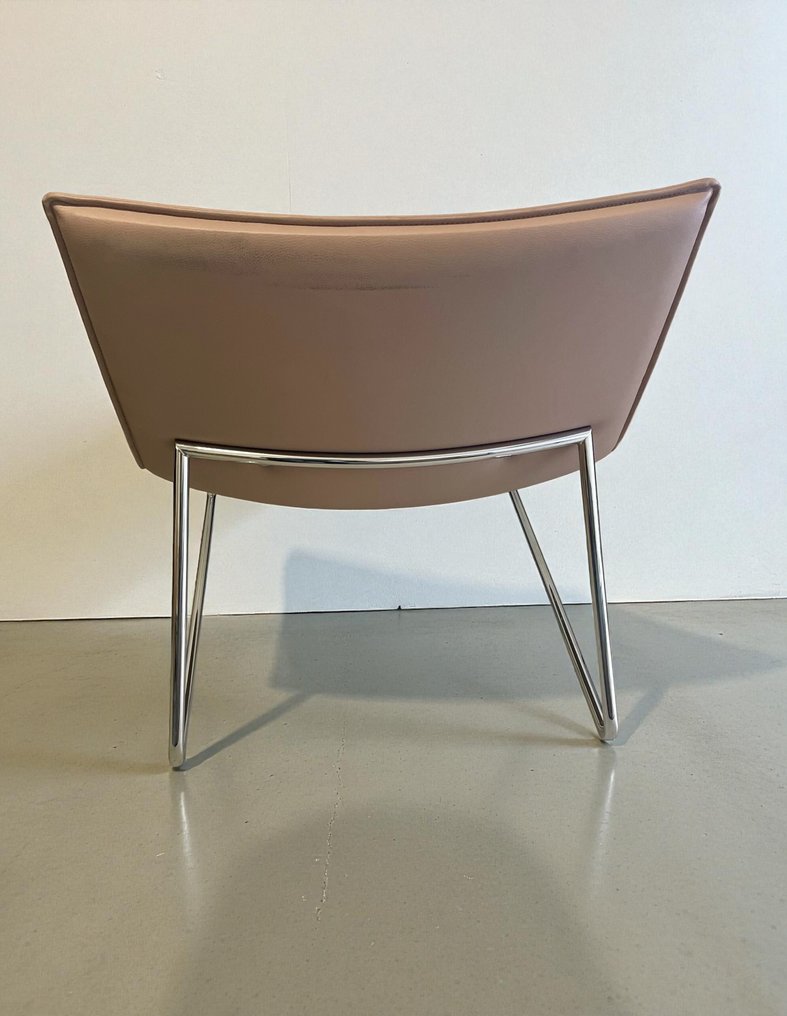 Arte & D. - 扶手椅子 - 皮革, 钢 - Designfauteuil #2.1