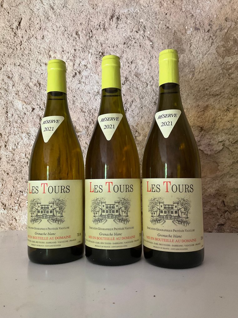 2021 E. Reynaud, Les Tours - Rhône - 3 Bottles (0.75L) #1.0