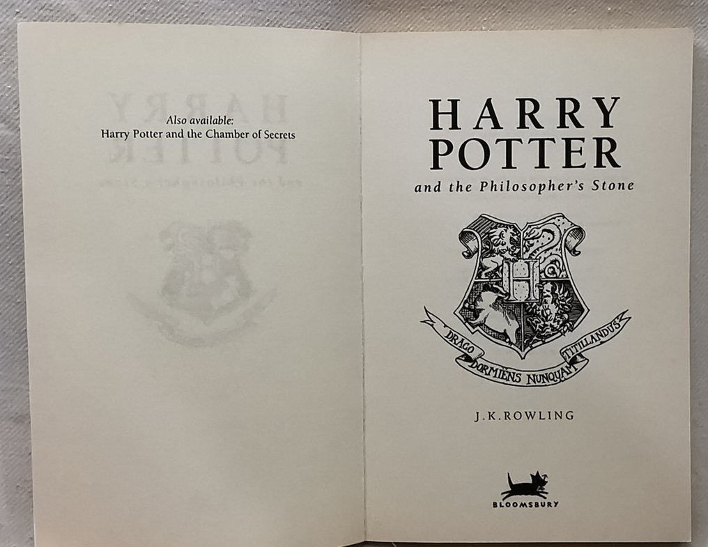 Joanne Rowling - Harry Potter and the Philosopher's Stone [Copyright Error] - 1997 #3.2