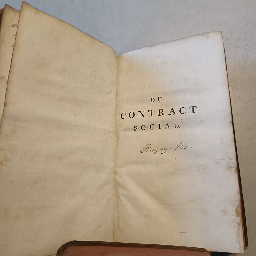 J. J. Rousseau - Philosophie des Lumières – Rousseau “Du Contrat Social” (Marc-Michel Rey, 1762 env.) + “La Logique - 1762-1775 #3.2
