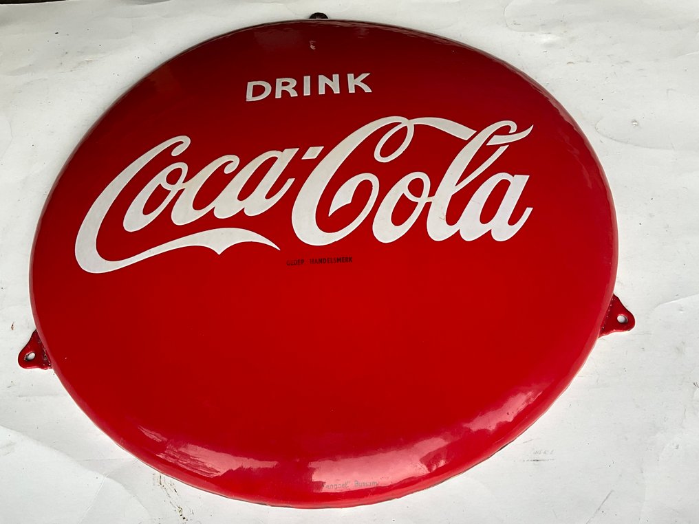 Langcat Bussum - Coca-Cola - Reklameplakat - Emalje #4.3