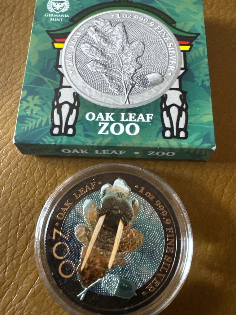 Γερμανία. 5 Mark 2019 The Oak Leaf Zoo Series Walrus - 1 Oz  (χωρίς τιμή ασφαλείας) #3.2