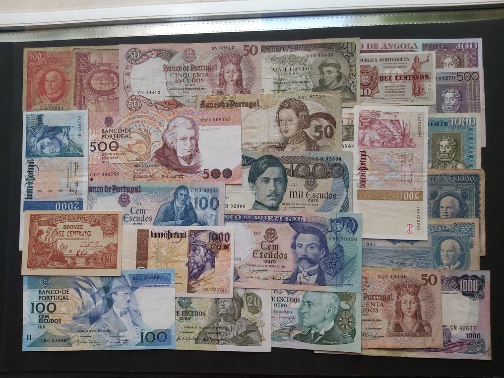 葡萄牙, 安哥拉. - 32 banknotes - Various Dates  (没有保留价) #1.0