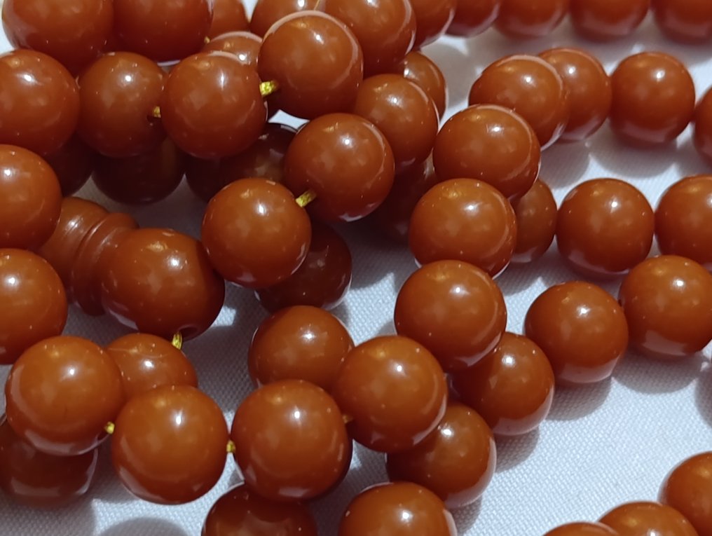  天主教念珠 - 琥珀 - 1970-1980 - 稀有的祈祷念珠  #2.1