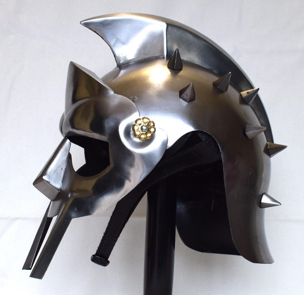 军用头盔 - 罗素·克劳的《角斗士》头盔复制品,2000年电影 #4.3