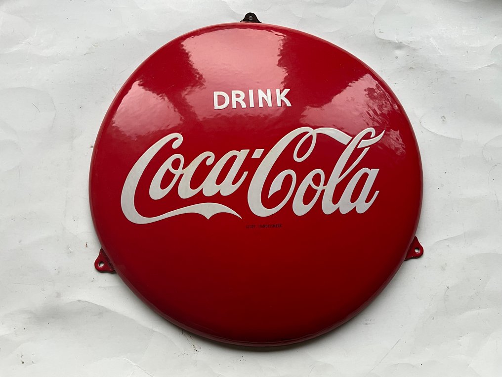 Langcat Bussum - Coca-Cola - Reklameplakat - Emalje #1.0