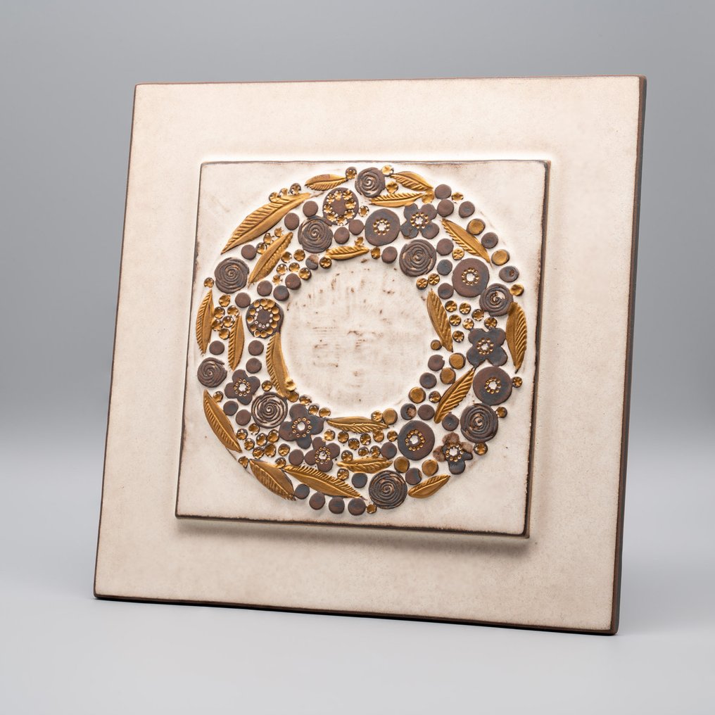 墙面装饰 - Ceramano - 秋季花卉浮雕设计瓷砖 - 德国 - 波西米亚时尚装饰 #1.0