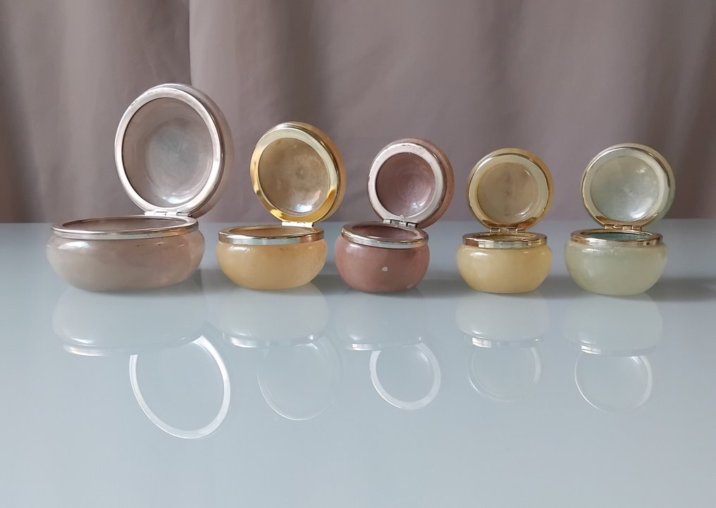 珠宝盒 - 雪花石膏, 瓷, 木, 其他 - 复古系列 #2.1