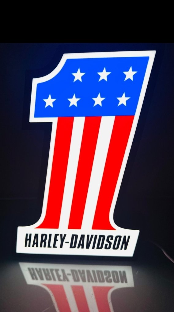 Harley Davidson luminous lamp sign (no reserve) - Harley-Davidson - 2025 #3.2