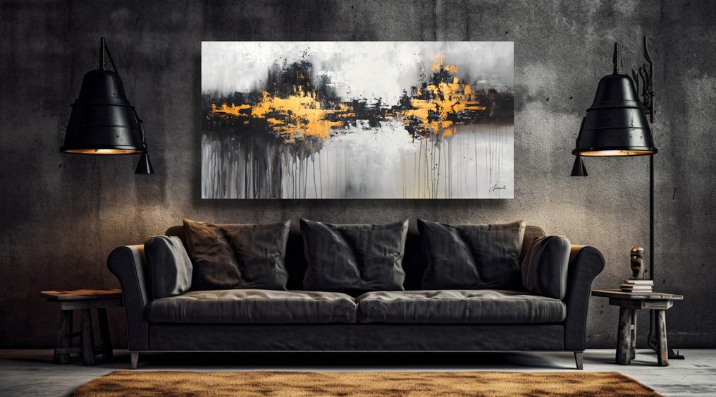 Monika Spiewak - Abstract - XXL - Oil Painting On The Frame - XXL - 1/1 Unique Piece #1.0