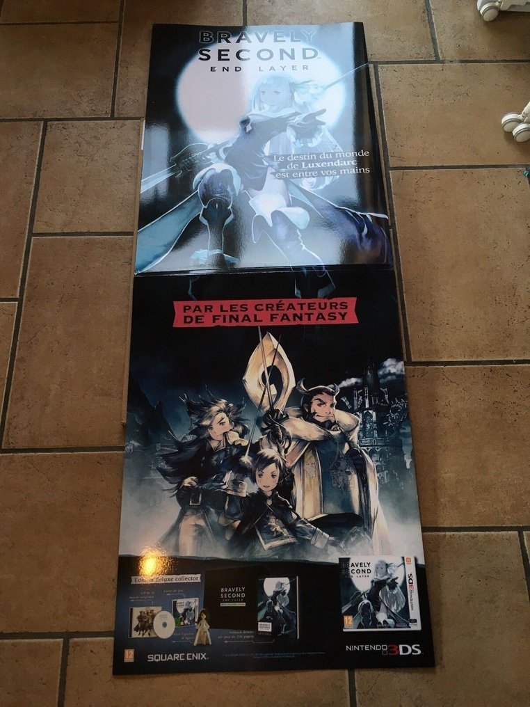 Nintendo - 3DS - PLV Nintendo 3DS Bravely Second End Layer Store Display - Videospiel-Merchandise #1.0