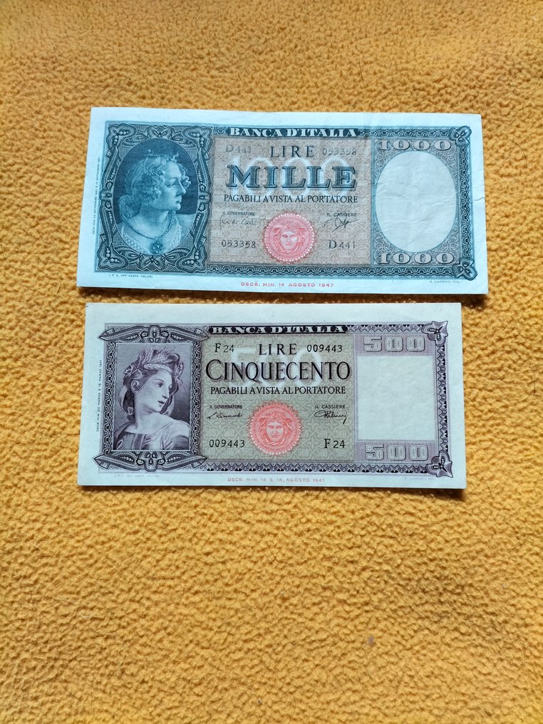 Italy. - 10 banconote Lire - anni vari (No reserve price) #1.0