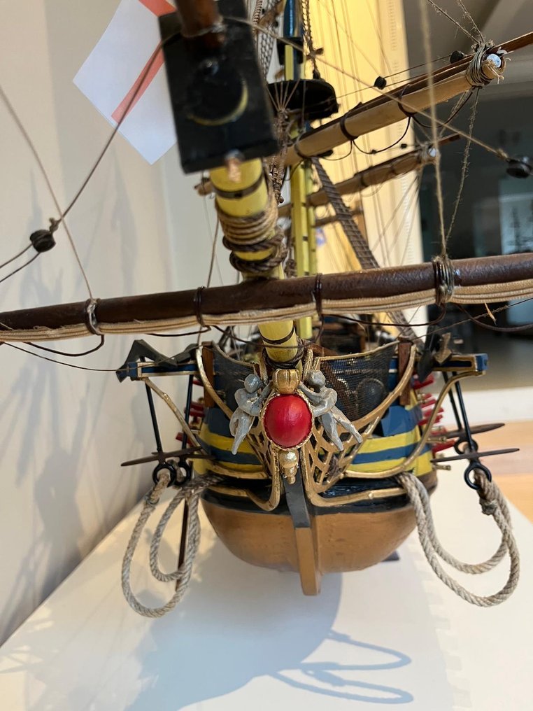 Handmade (unbranded) 1:6 - Model boat - Large Hand-Made Wooden Ship Model – H.M.S. Victory (1759) #4.3