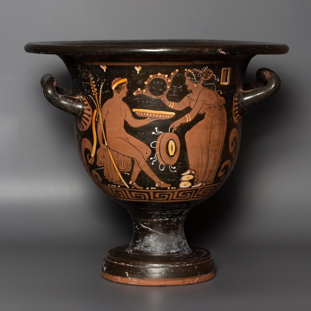 Αρχαία Ελληνική Κεραμικό Βell krater. 4ος αιώνας π.Χ. 27 εκ. ύψος. #4.3