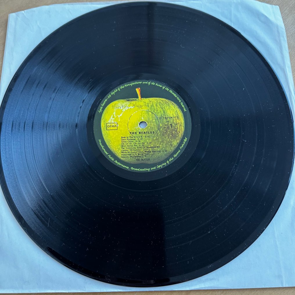 披頭四 - White Album [second stereo pressing] numbered, with Poster and Photos - 2 x LP 專輯（雙專輯） - 1969 #4.3