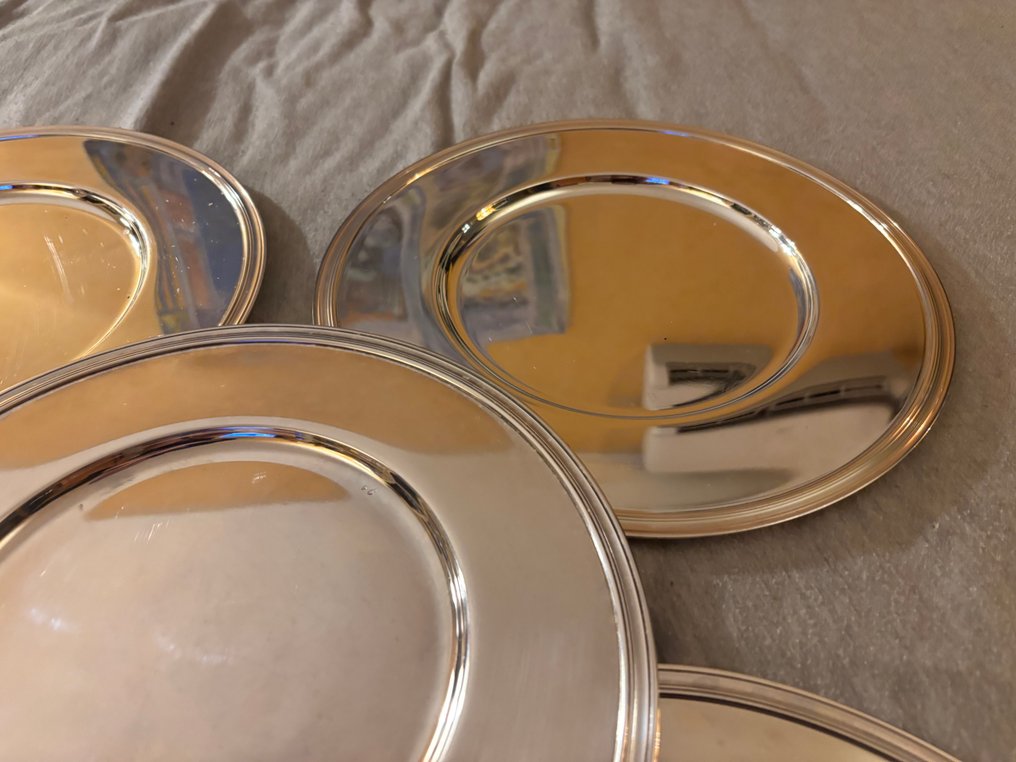 Christofle - Plate (8) - Albi - Silverplated #2.1