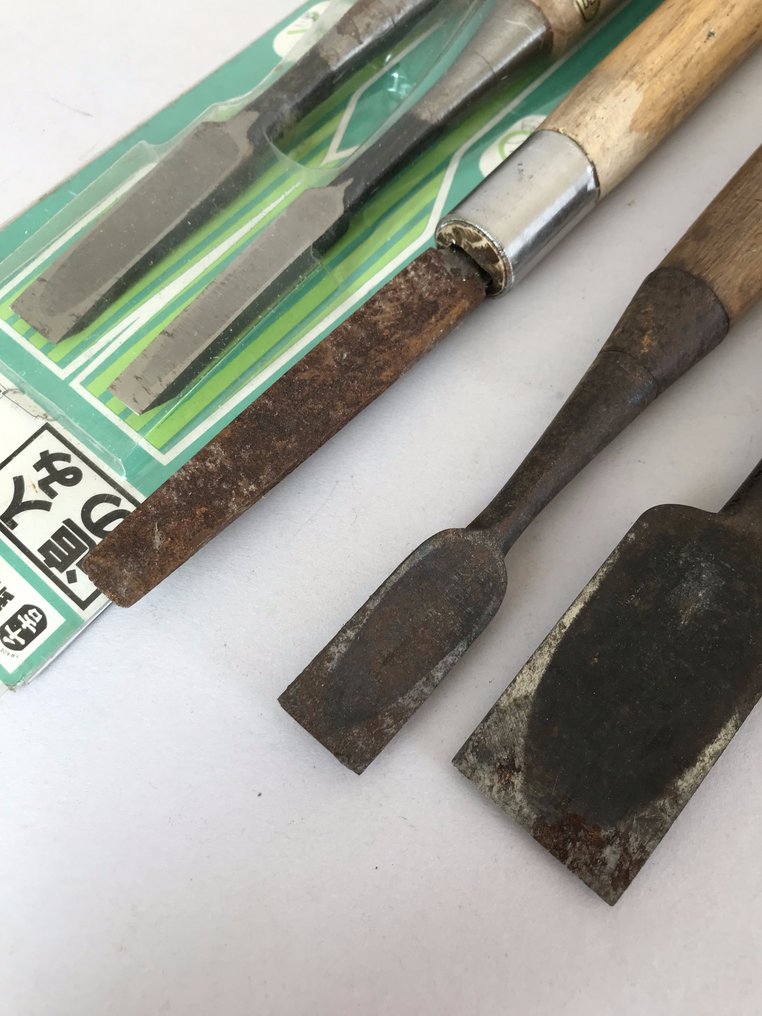 凿子7件套（复古日本木工/木雕工具） - 日本 - 1900-2000 #3.2
