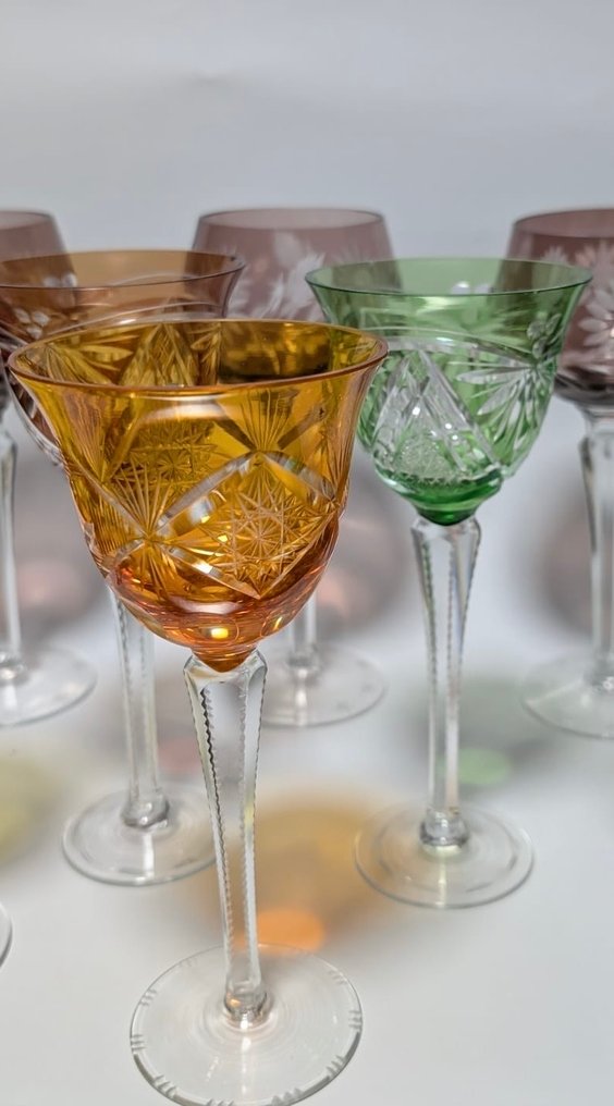 Römer Weingläser - Bunt - Kristallglas - Bleikristall - 酒杯 (8) - 玻璃 #3.2