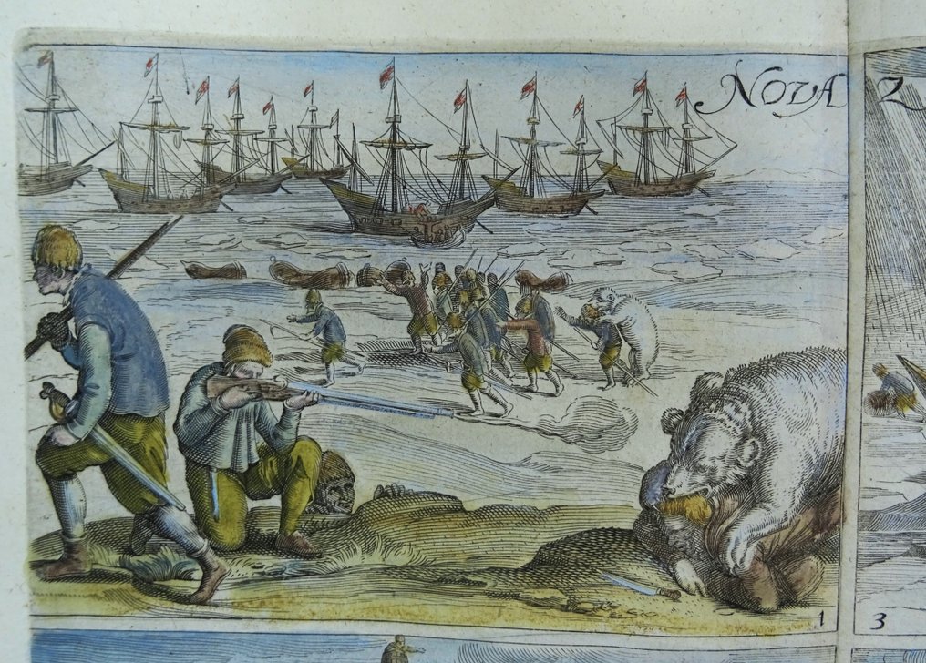 俄國 - 诺瓦泽姆布拉，贝霍登豪伊斯，威廉·巴伦茨; Jan Orlers - Nova Zembla - 1601-1620 #1.0