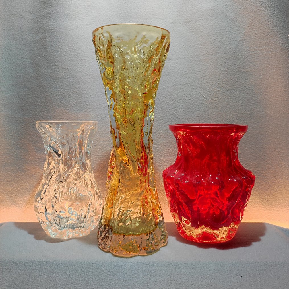 Ingrid Glashütte - Kurt Wokan - Vase (3) - Submerged - Ice glass #2.1