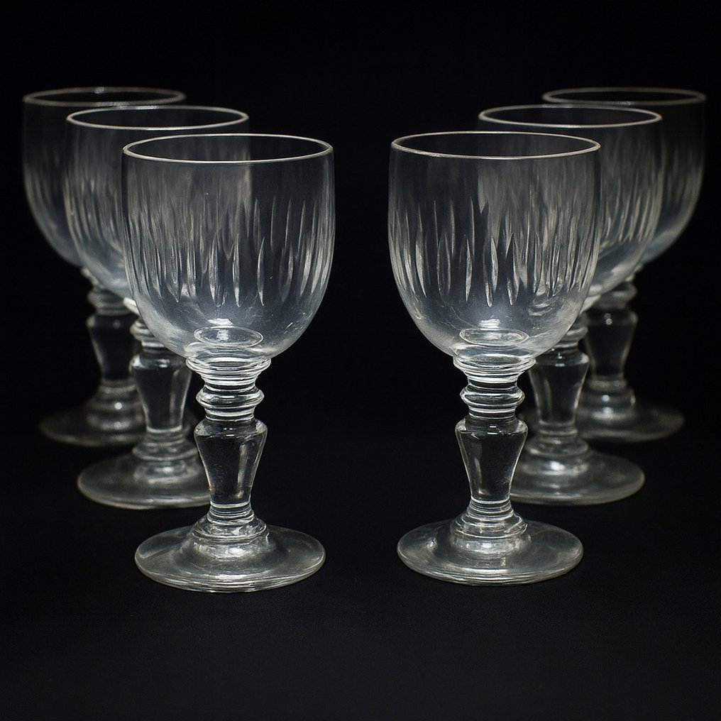 Baccarat - Liquor set for 6 (6) - Renaissance - Crystal #1.0