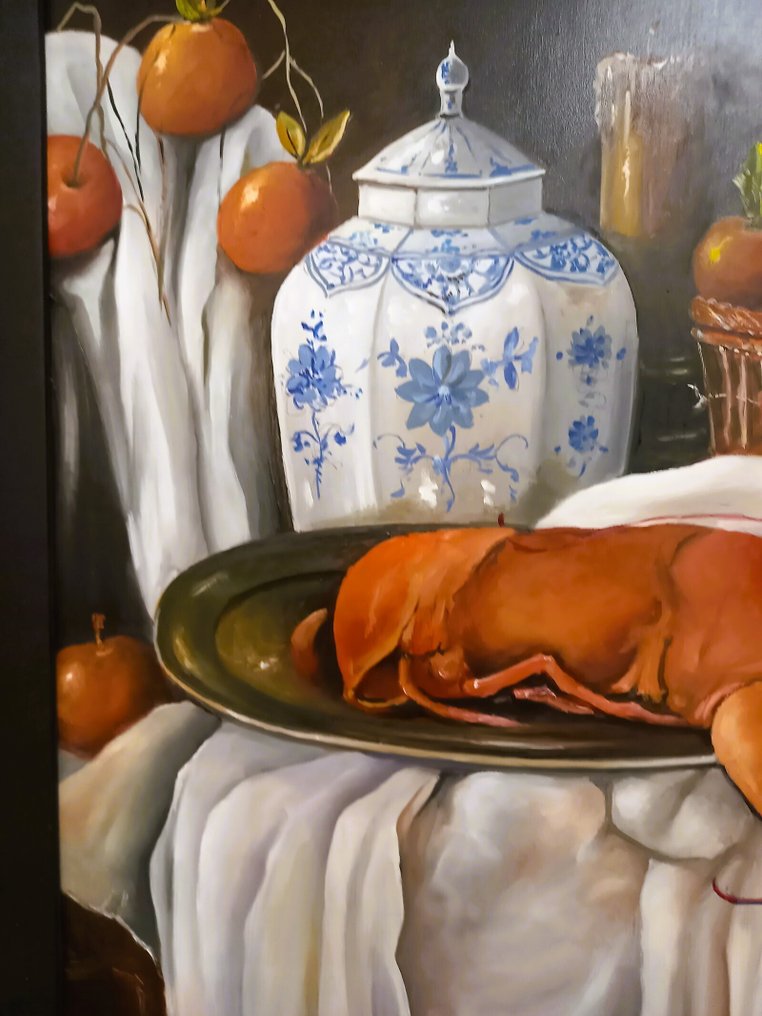 Rinus Manschot (XXI) - Stilleven met kreeft. #3.2