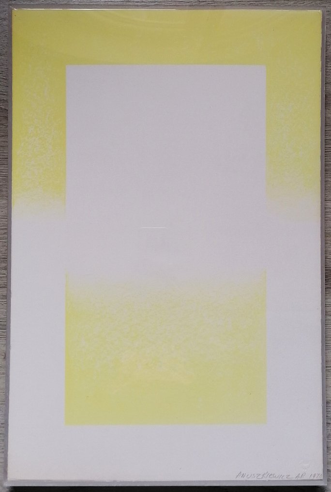 Richard Joseph Anuszkiewicz (1930-2020) - Yellow 1970 #1.0