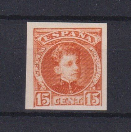Spain 1901/1905 - Alfonso XIII - color change - non-dented - Edifil nº Ne11p #1.0