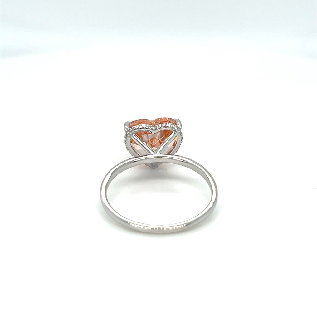 Ring - 14 kt Weißgold -  5.32ct. tw. Rosa Diamant (Laborgezüchteter (Lab Grown) Fancy-Diamant) - Diamant #2.1