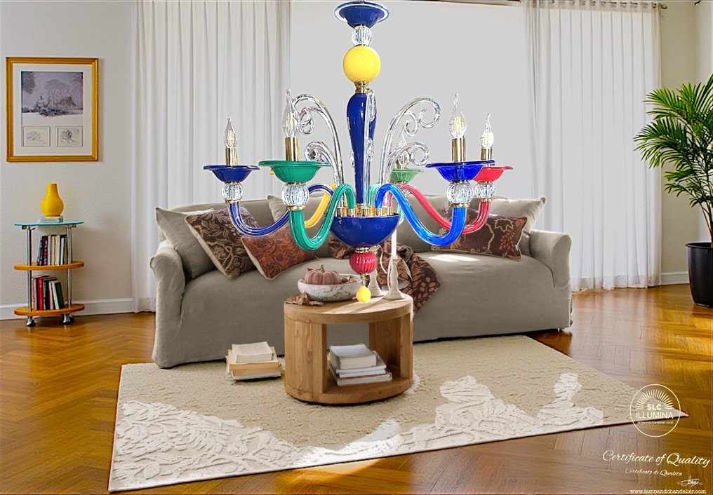 SLC Illumina - MG - Csillár - Kristály - Csillár Kolors 6L #1.0