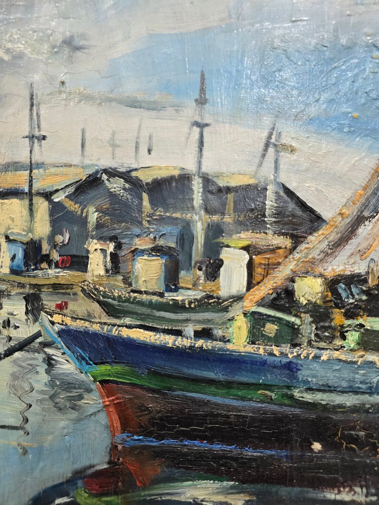 Enric Cussó (1937) - Reflejos del muelle #2.1