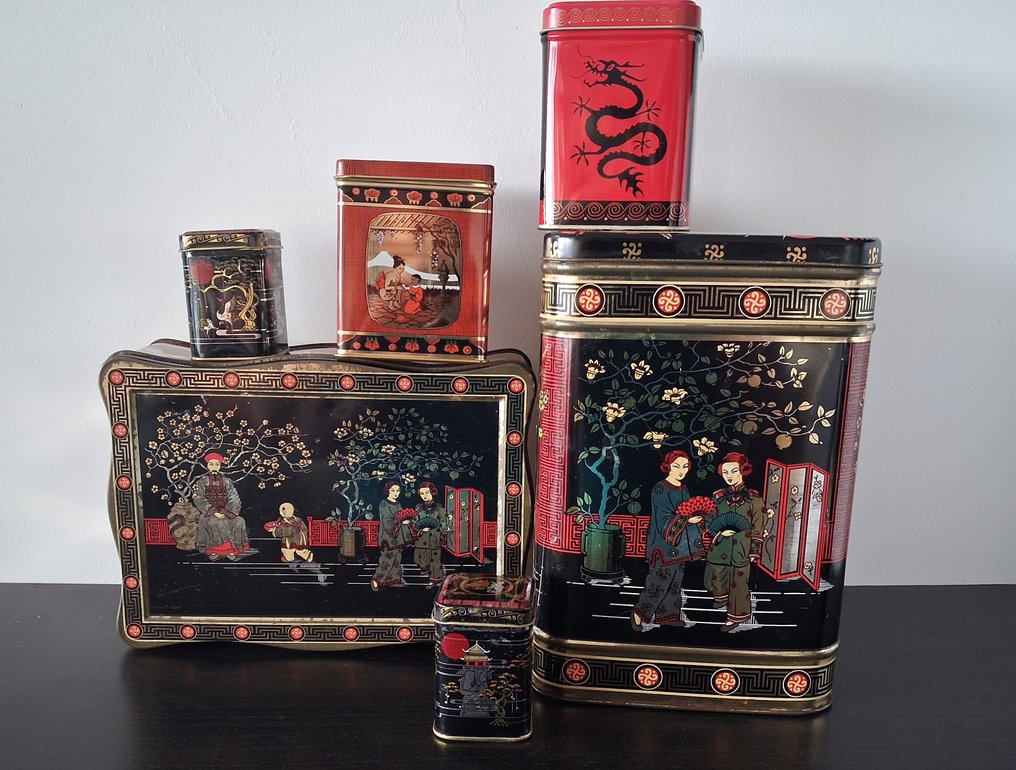 Themed collection - Collection of Chinese tea tins #4.3