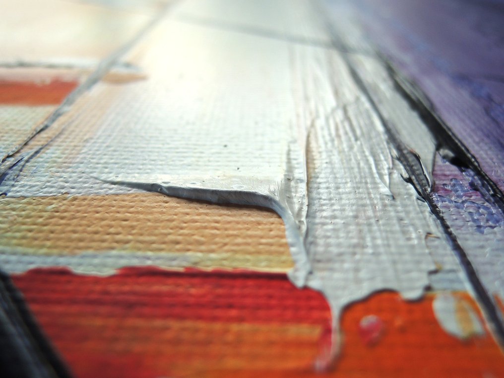 Monika Spiewak - Abstract - XXL - Oil Painting Stretched On The Frame - Ready To Hang - 1/1 Unique Piece #2.1