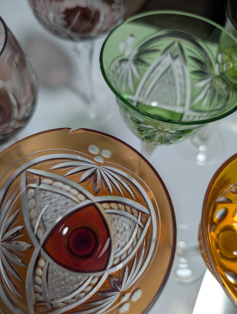 Römer Weingläser - Bunt - Kristallglas - Bleikristall - 酒杯 (8) - 玻璃 #2.1